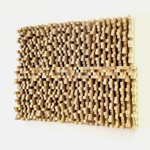 Modular QRD Skyline Sound Diffuser Parametric Wall Art Acoustic Panel – 3.4k Hz – 10k Hz